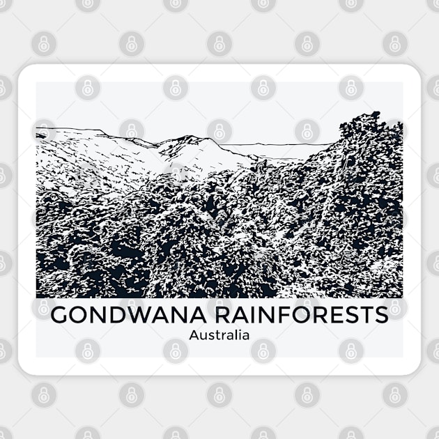 Gondwana Rainforests - Australia Magnet by Lakeric